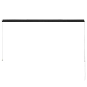 Uttrekkbar markise 250x150 cm antrasitt