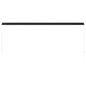 Uttrekkbar markise 350x150 cm antrasitt