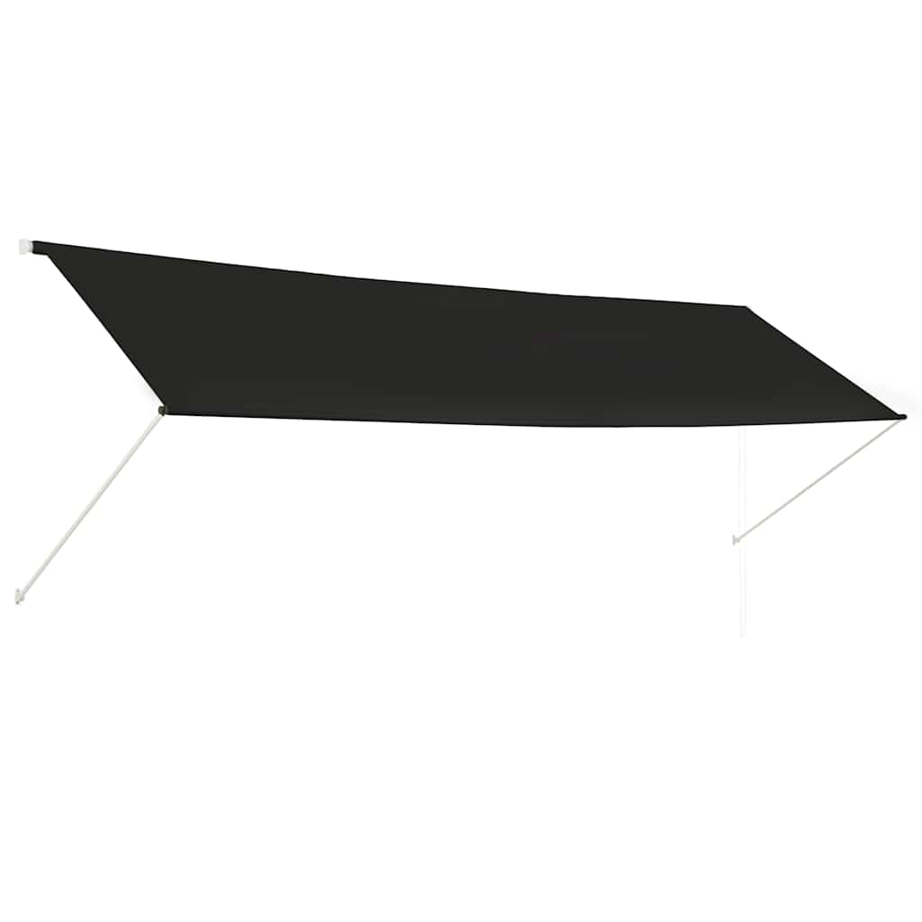 Uttrekkbar markise 400x150 cm antrasitt