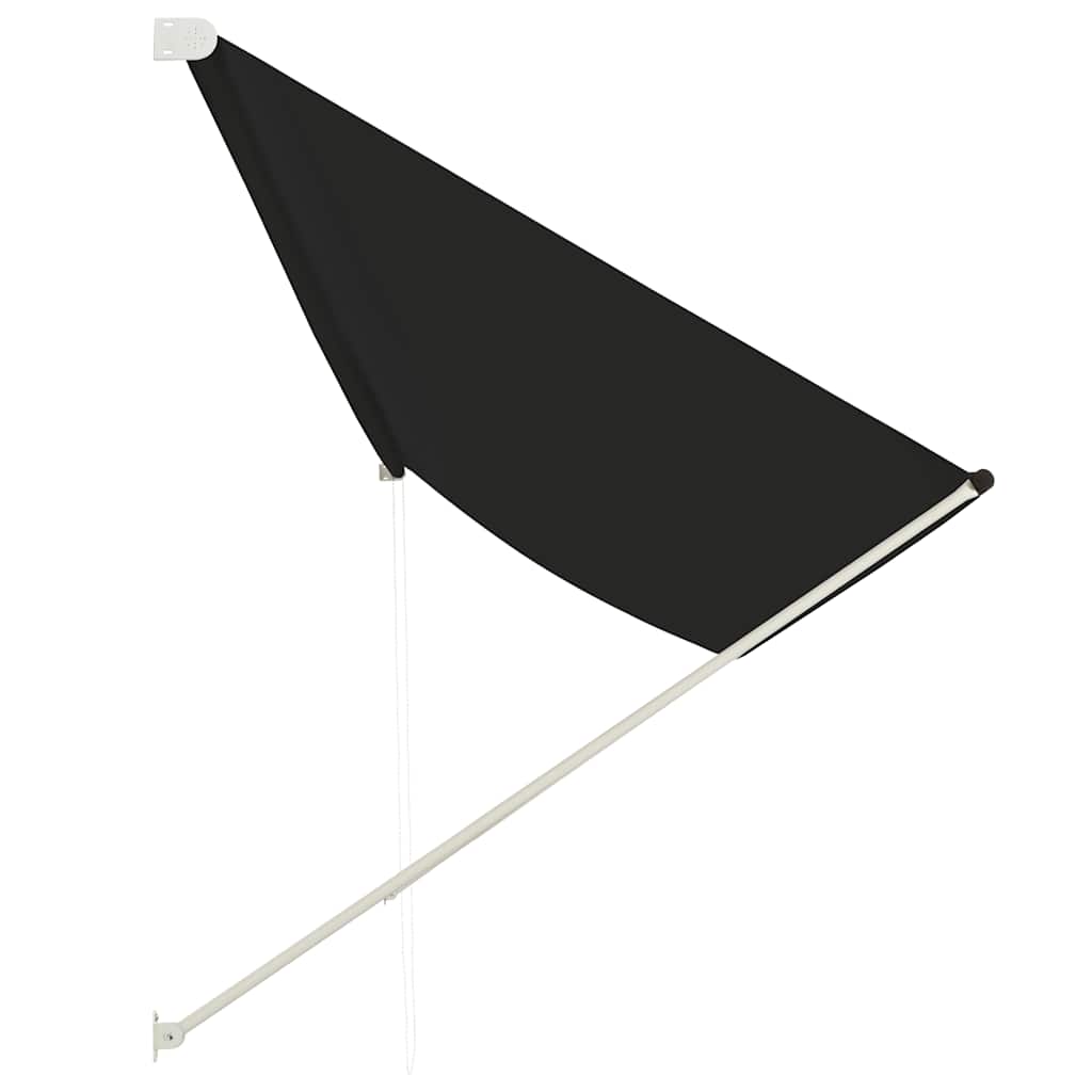 Uttrekkbar markise 400x150 cm antrasitt
