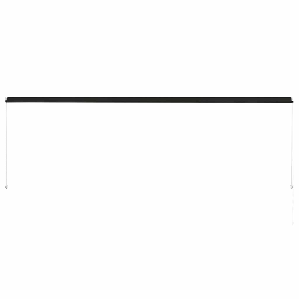 Uttrekkbar markise 400x150 cm antrasitt