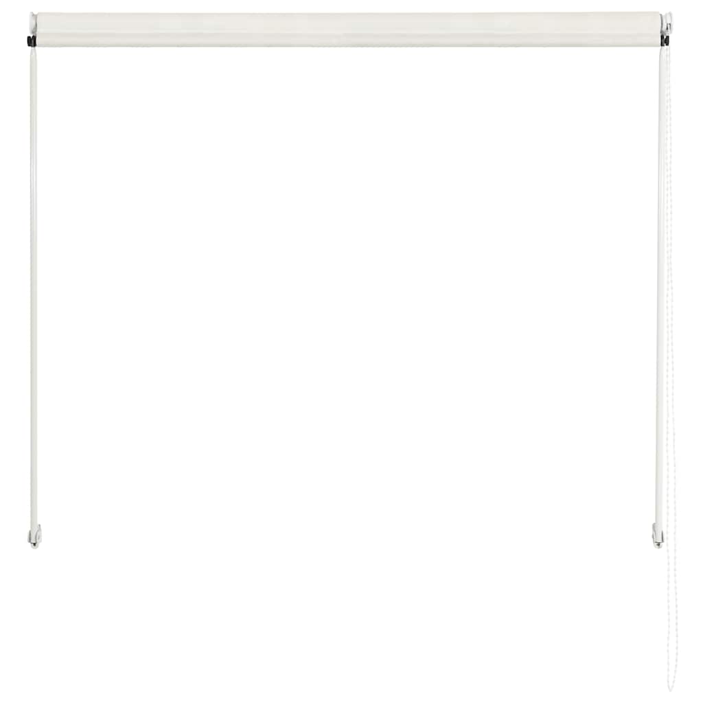 Uttrekkbar markise 150x150 cm kremhvit
