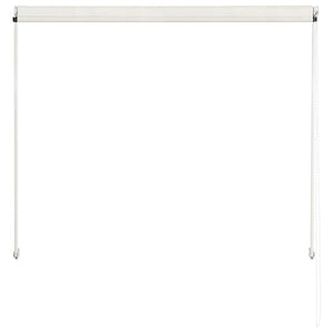 Uttrekkbar markise 150x150 cm kremhvit