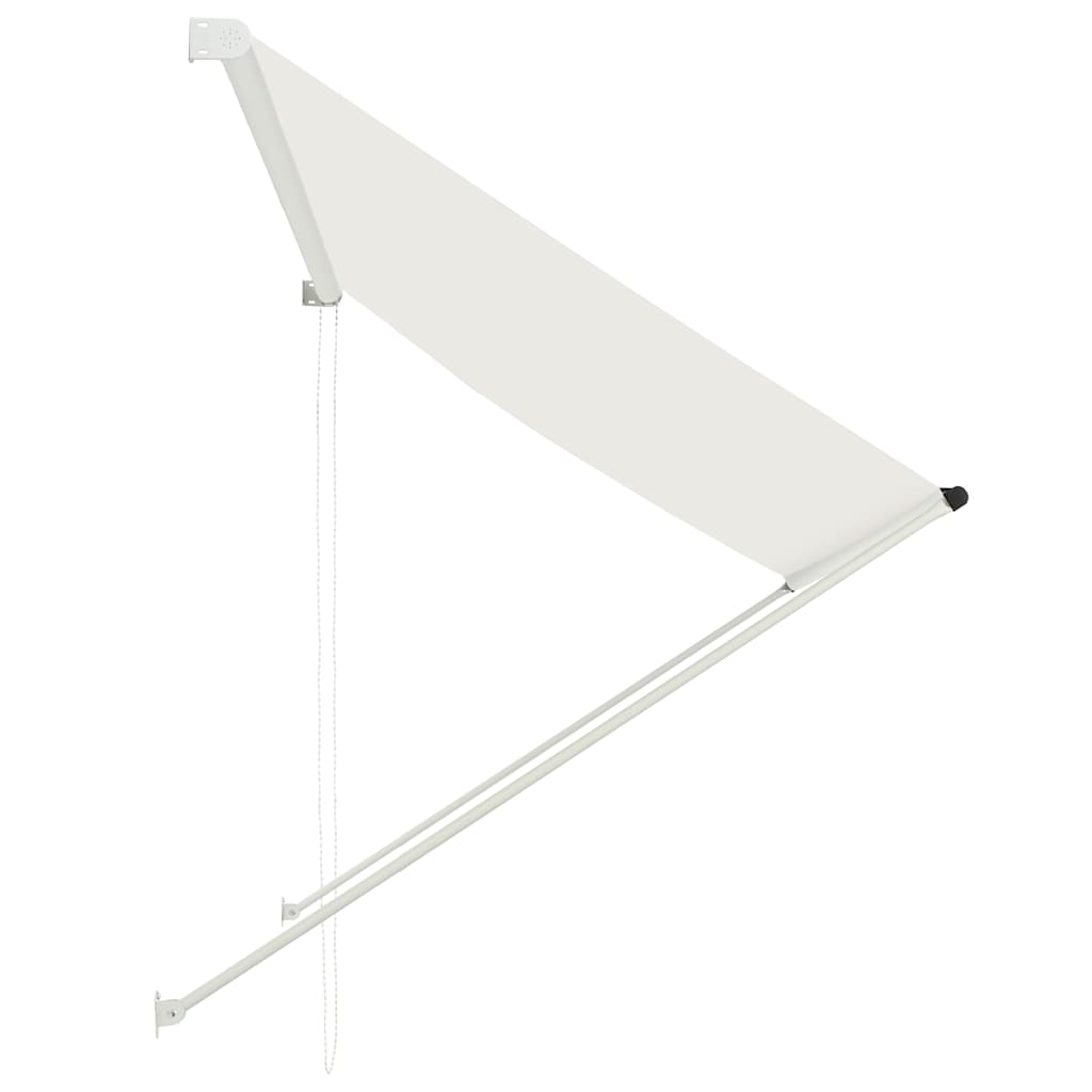 Uttrekkbar markise 200x150 cm kremhvit
