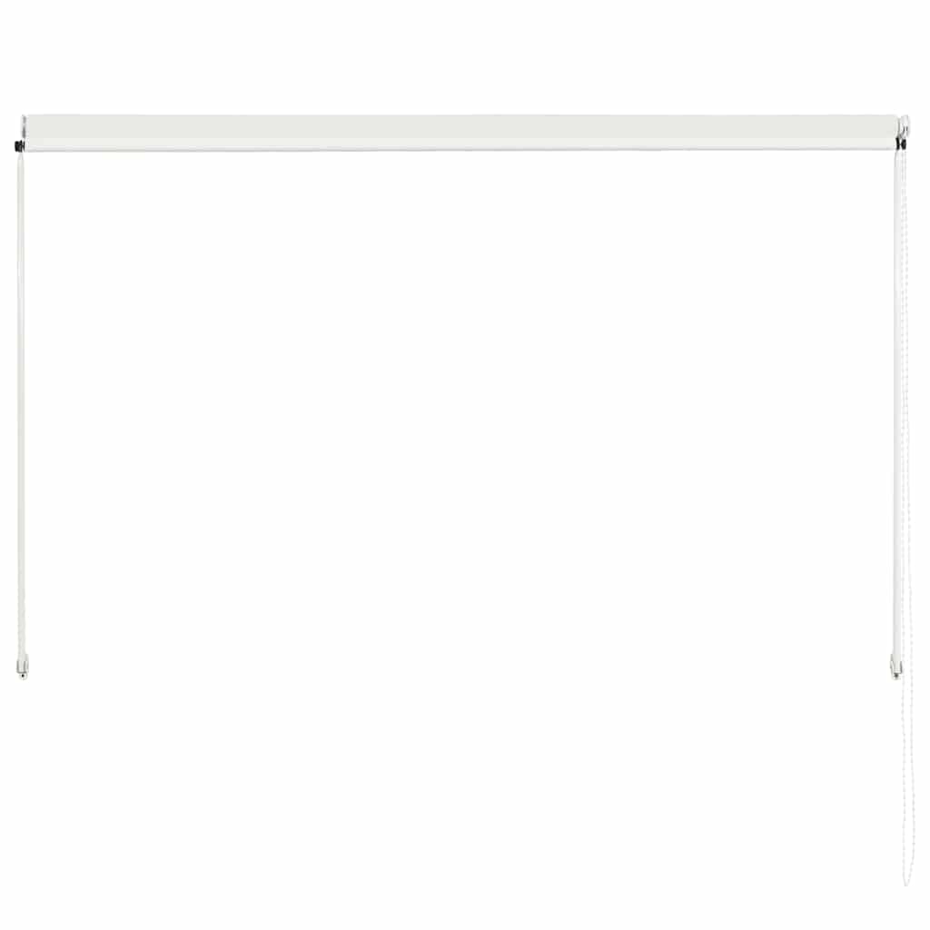 Uttrekkbar markise 200x150 cm kremhvit