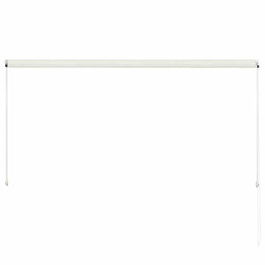 Uttrekkbar markise 250x150 cm kremhvit