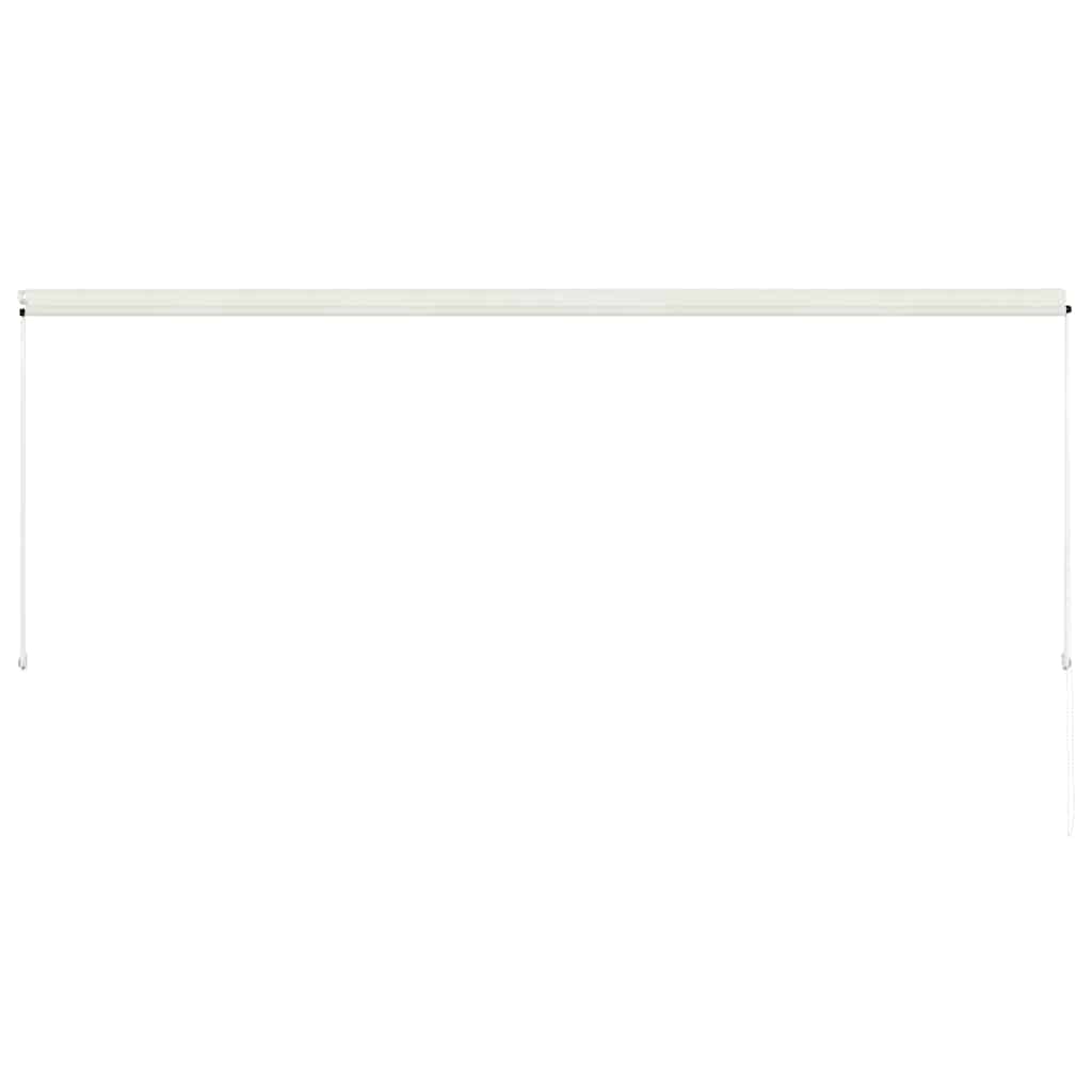 Uttrekkbar markise 350x150 cm kremhvit