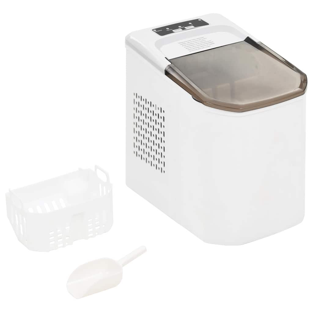 Isbitmaskin 1,4 L 15 kg / 24 t hvit