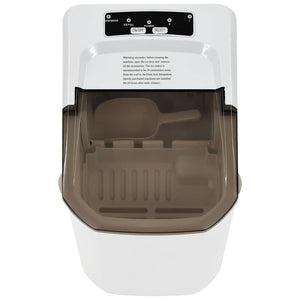 Isbitmaskin 1,4 L 15 kg / 24 t hvit