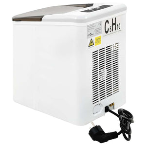 Isbitmaskin 1,4 L 15 kg / 24 t hvit