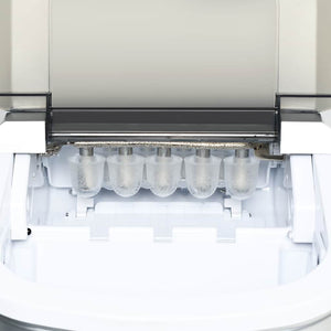 Isbitmaskin 1,4 L 15 kg / 24 t hvit