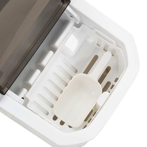 Isbitmaskin 1,4 L 15 kg / 24 t hvit