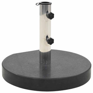 Parasollfot granitt 28,5 kg rund svart