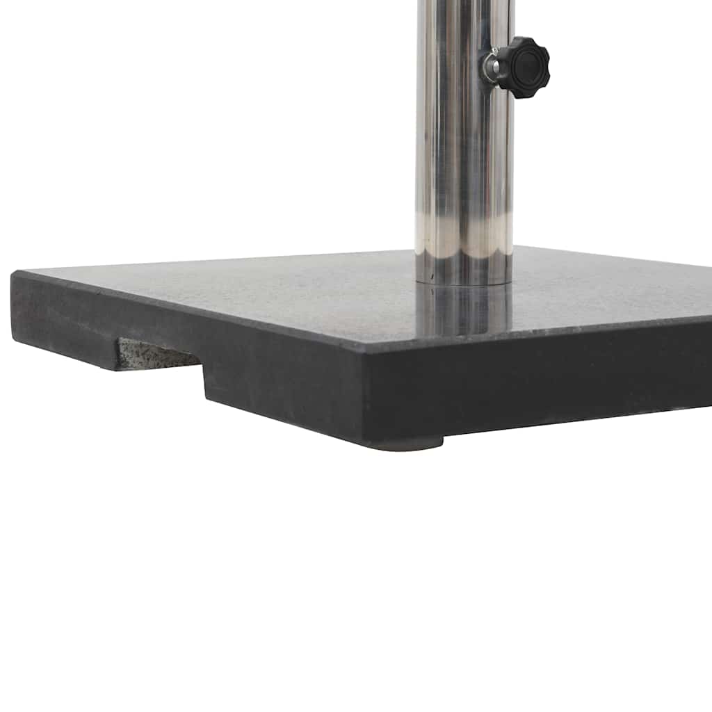Parasollfot granitt 20 kg kvadratisk svart
