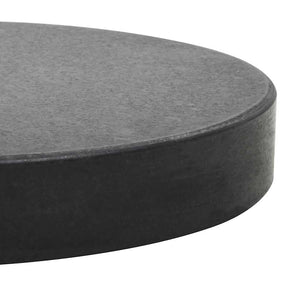 Parasollfot granitt 20 kg rund svart