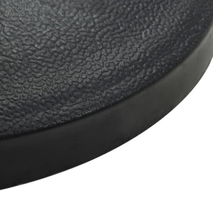 Parasollfot polyresin rund 19 kg svart