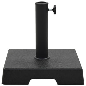 Parasollfot polyresin firkantet 8 kg svart