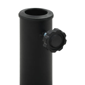 Parasollfot polyresin firkantet 12 kg bronse