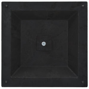 Parasollfot polyresin firkantet 12 kg bronse