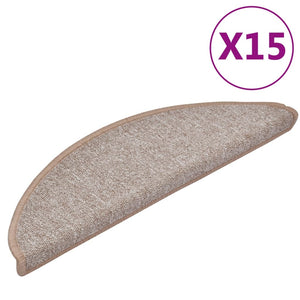 Trappematter lys brun 15 stk 56x17x3 cm