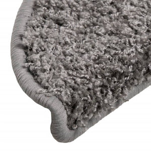 Trappetrinnstepper 15 stk grå 56x17x3 cm