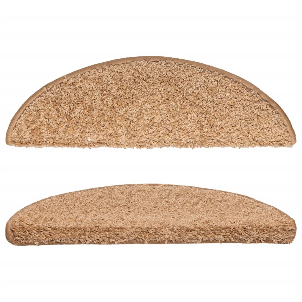 Trappetrinnstepper 15 stk beige 56x17x3 cm