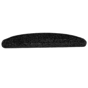 Trappetrinnstepper 15 stk svart 65x21x4 cm