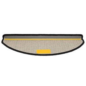 Trappetrinnstepper 15 stk svart 65x21x4 cm