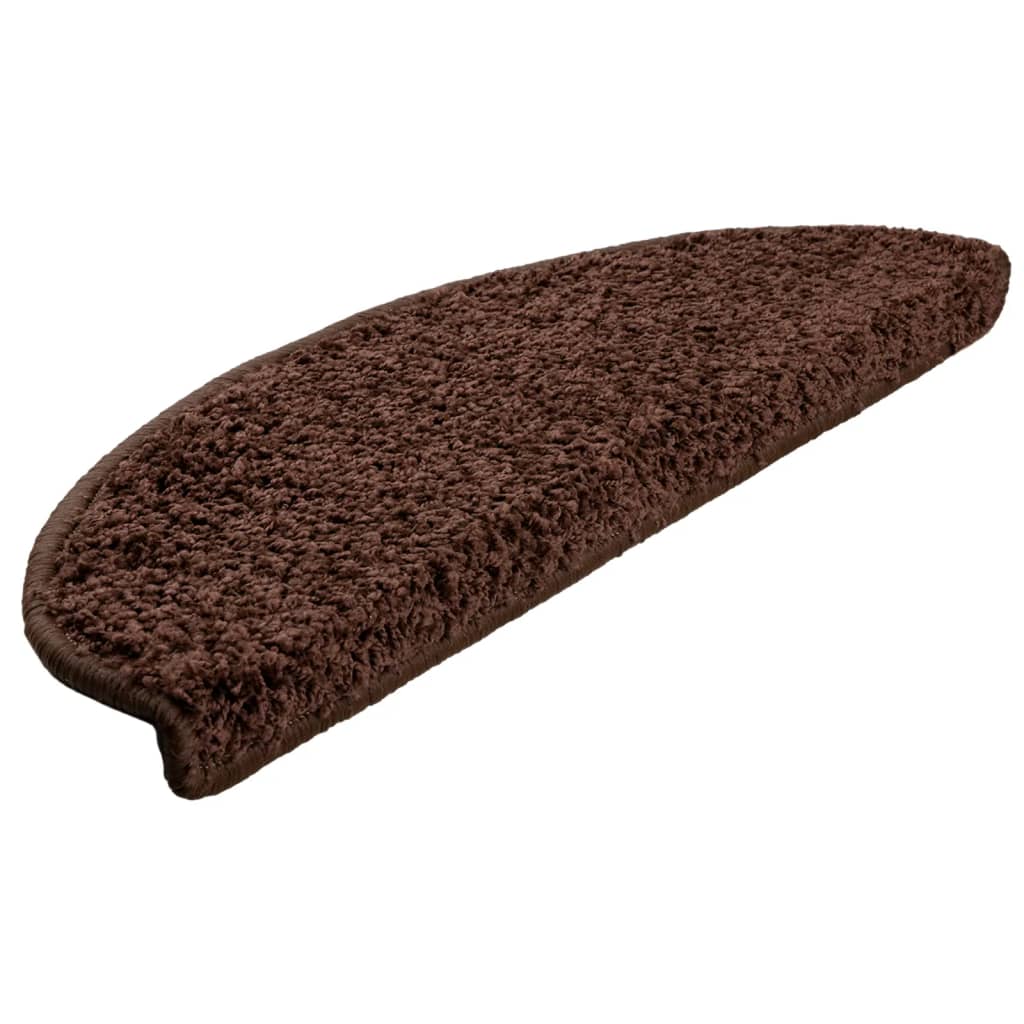 Trappetrinnstepper 15 stk brun 65x21x4 cm