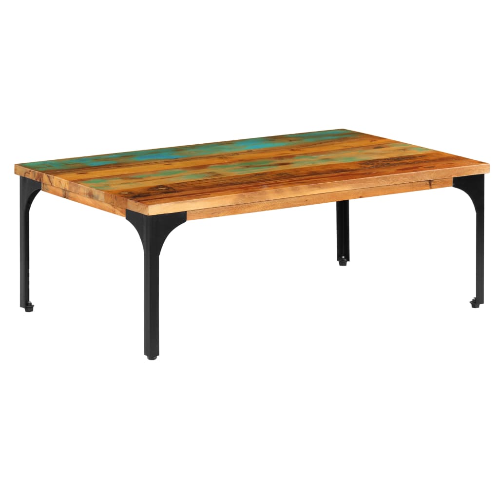 Salongbord 100x60x35 cm gjenvunnet heltre