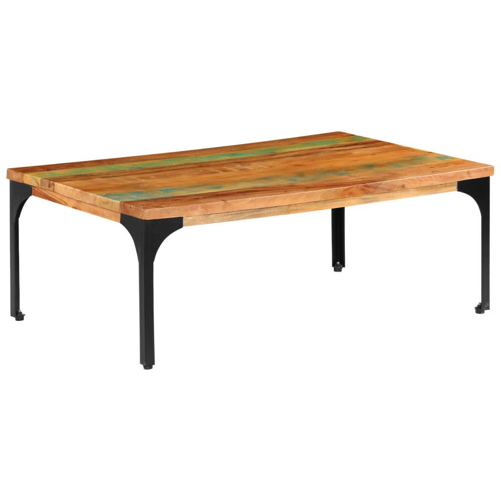 Salongbord 100x60x35 cm gjenvunnet heltre