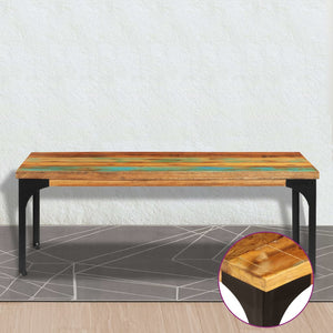 Salongbord 100x60x35 cm gjenvunnet heltre