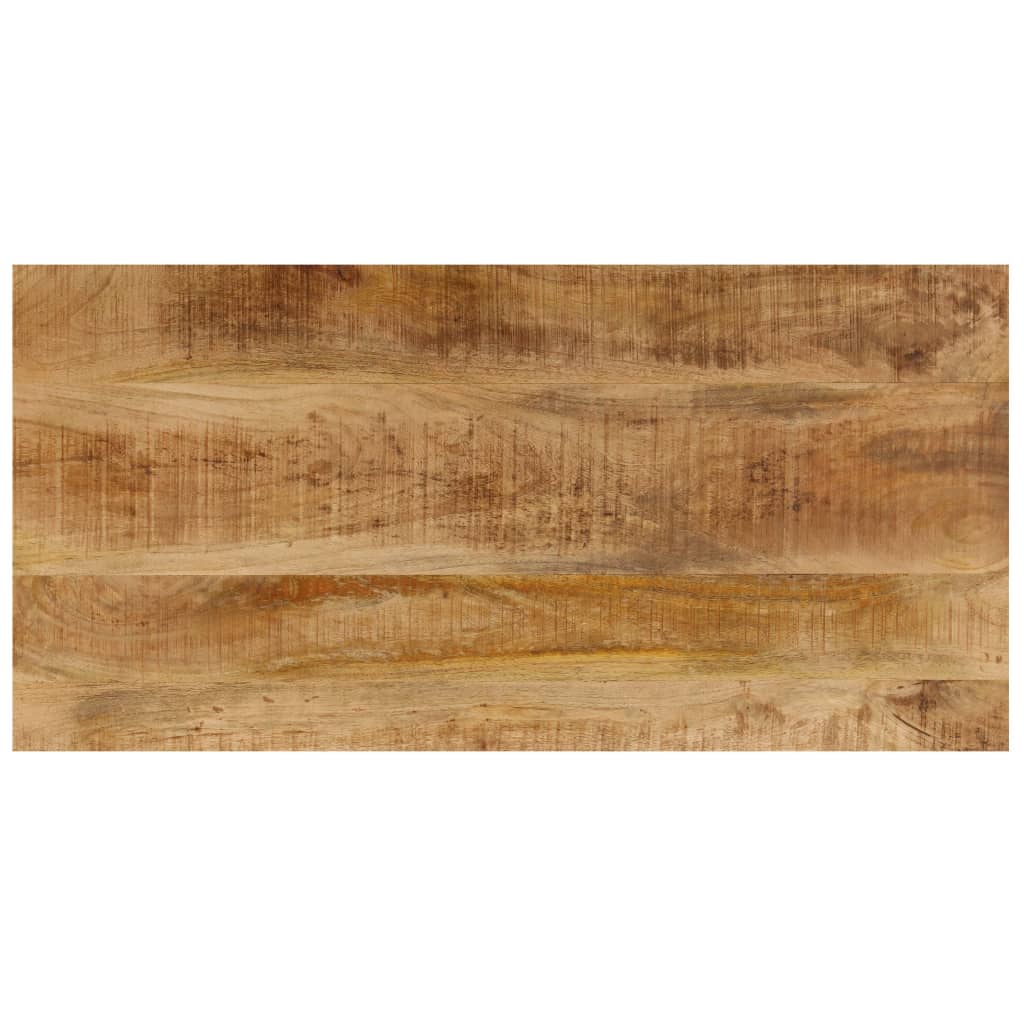 Salongbord 100x50x35 cm heltre mango og stål