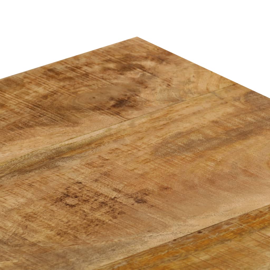 Salongbord 100x50x35 cm heltre mango og stål