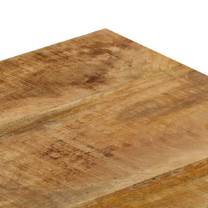 Salongbord 100x50x35 cm heltre mango og stål