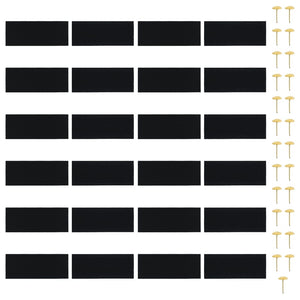 Insekt dørforheng 210 x 100 cm 2 stk magnet svart