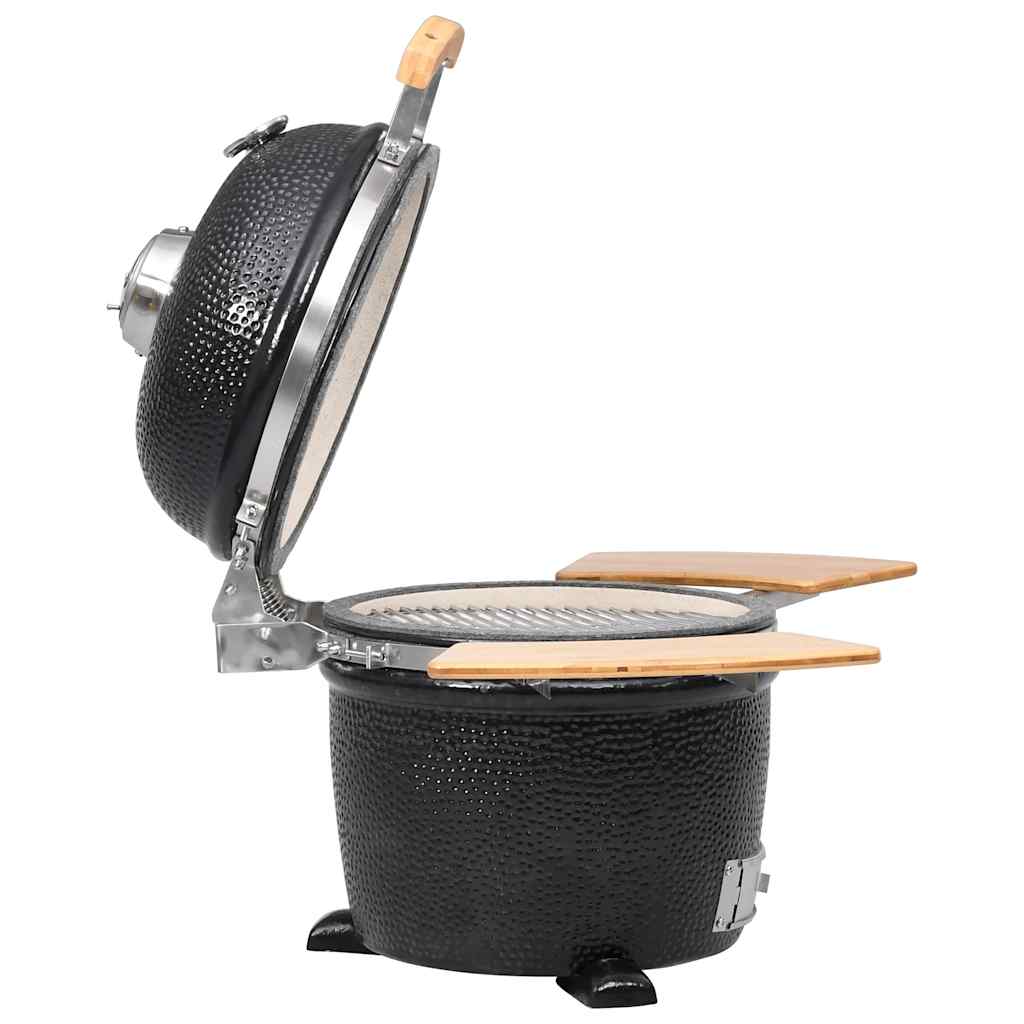 Kamado BBQ grill og røykemaskin keramisk 44 cm