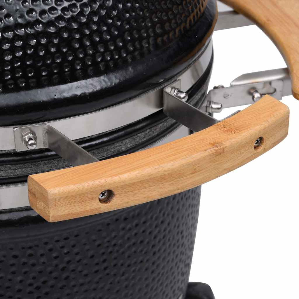 Kamado BBQ grill og røykemaskin keramisk 44 cm