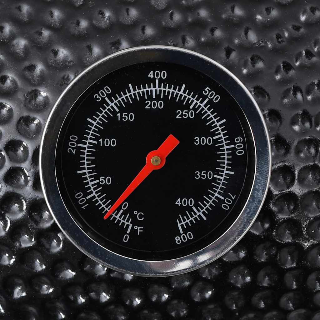 Kamado BBQ grill og røykemaskin keramisk 44 cm