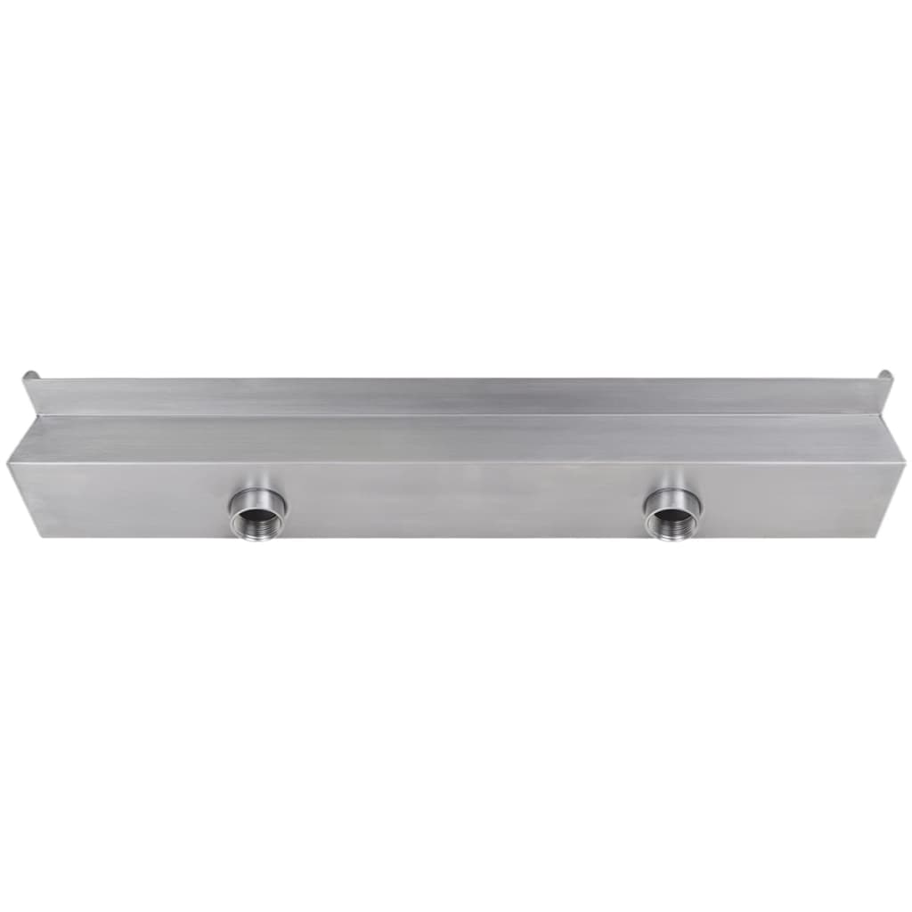 Rectangular stainless steel waterfall 90 cm