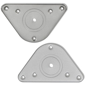 4 justerbare Bordben krom 1100 mm