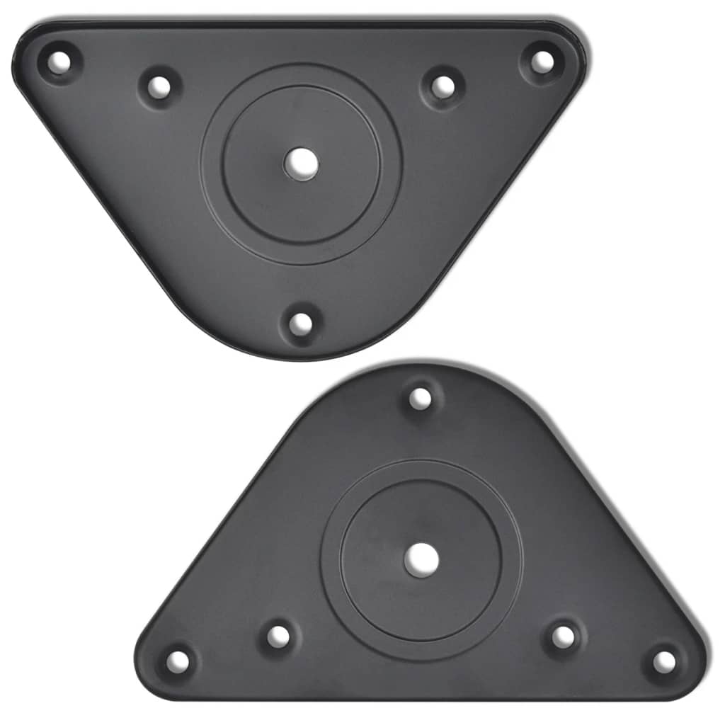 4 Height adjustable table legs Black 1100 mm