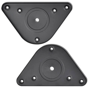 4 Height adjustable table legs Black 1100 mm