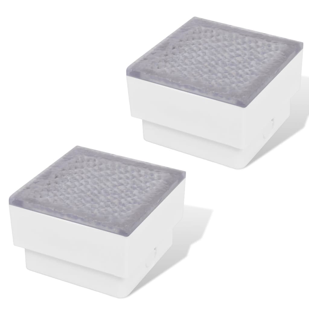 2 LED recessed lights 100 x 100 x 68 mm