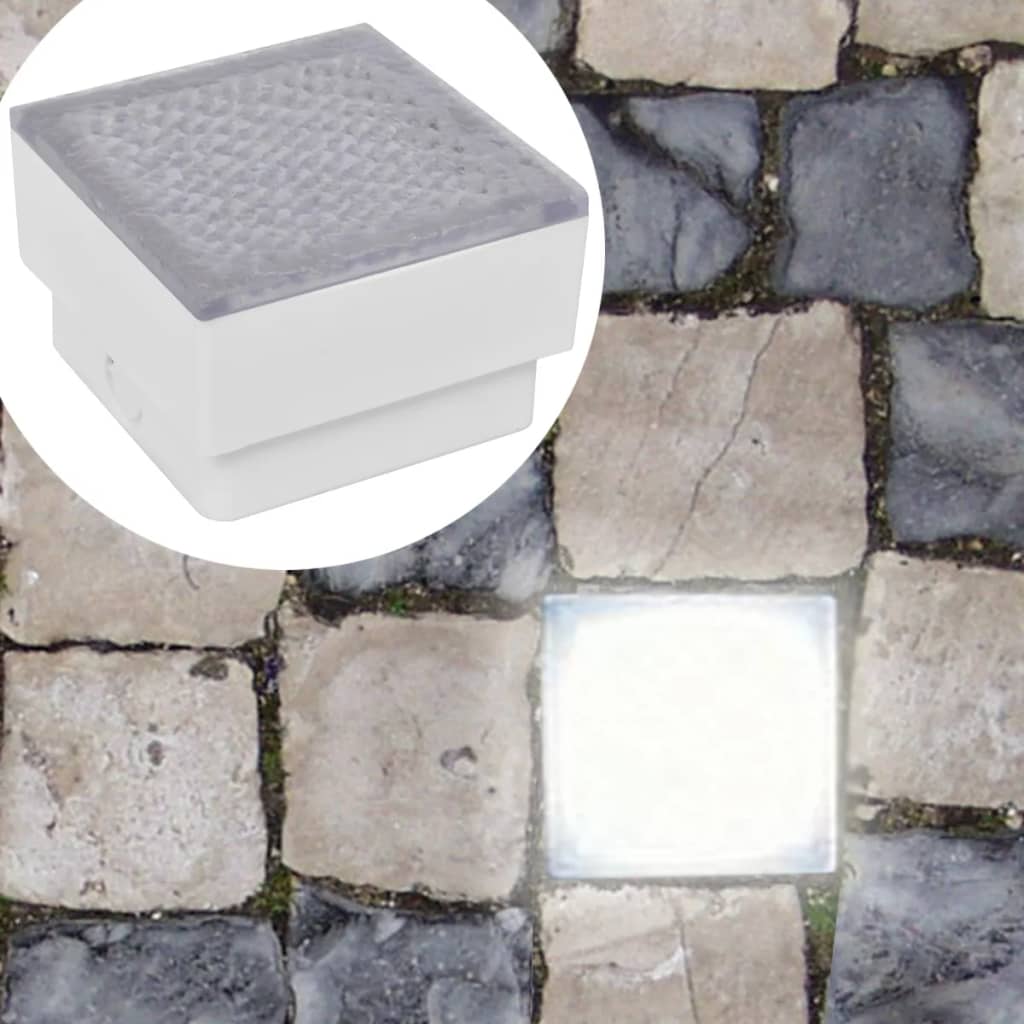 2 LED recessed lights 100 x 100 x 68 mm