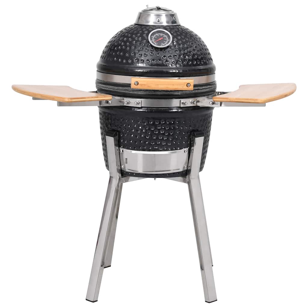Kamado Kullgrill med røyker keramisk 81 cm