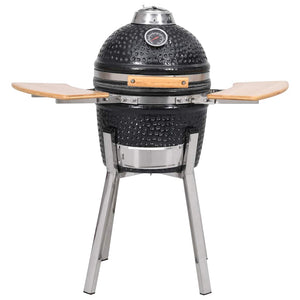 Kamado Kullgrill med røyker keramisk 81 cm