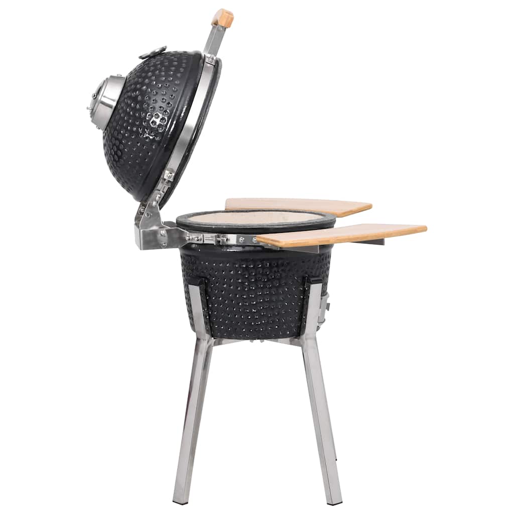 Kamado Kullgrill med røyker keramisk 81 cm