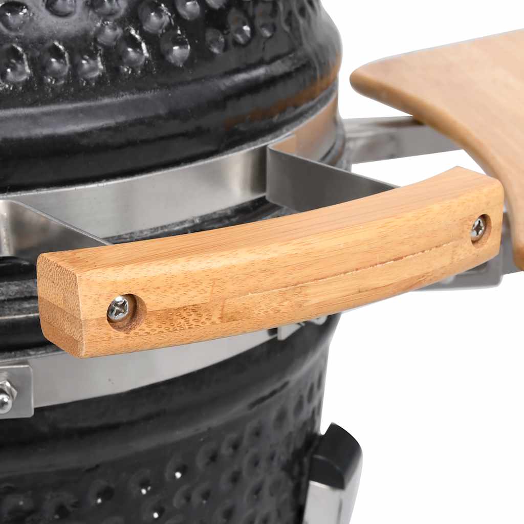 Kamado Kullgrill med røyker keramisk 81 cm