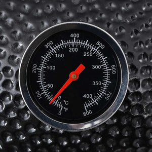 Kamado Kullgrill med røyker keramisk 81 cm